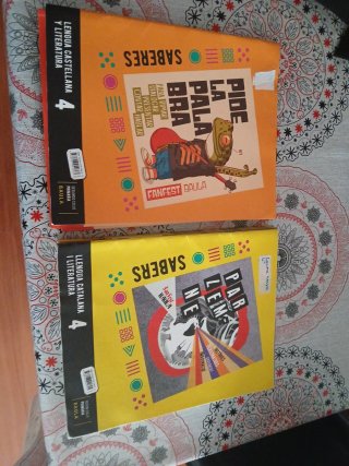 Libros de lengua catalana y lengua carala 4° de pr