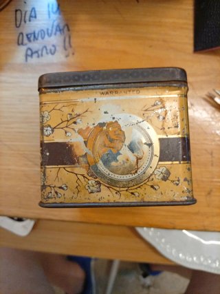 Caja de hojalata vintage Eadie Bros.