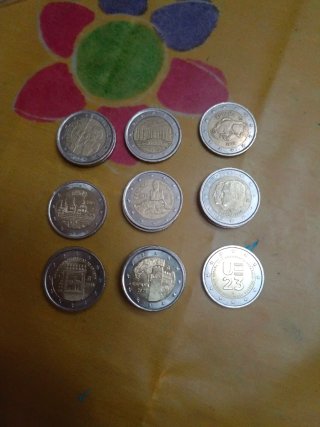 Intercambio monedas 2€ conmemorativas España