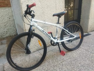 Bicicleta de Montaña BTWIN Blanca