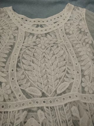 Vestido Verano Playero Encaje Blanco
