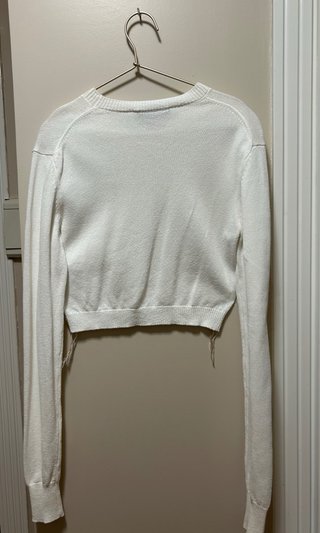 Jersey corto blanco Zara