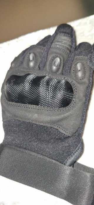 Guantes de Moto Negros. Talla S