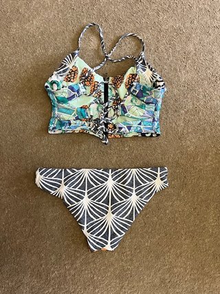 Bikini Estampado Reversible Shein Talla S-M