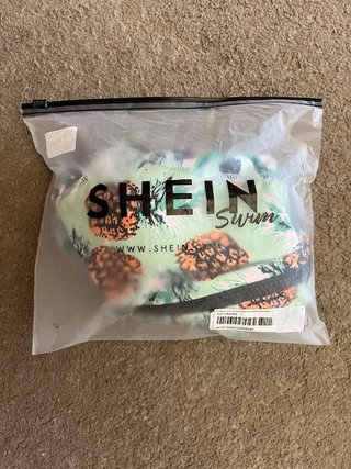Bikini Estampado Reversible Shein Talla S-M