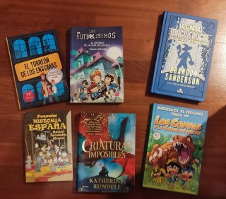 Lote 6 Libros Juveniles en Español