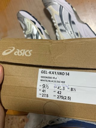 Zapatillas Asics Gel Kayano 14 Plata/Blanco