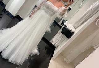 Vestido de Novia Rosa Clará modelo ESLA, 2025