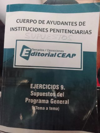 Libros ceap ayudante instituciónes penitenciarias