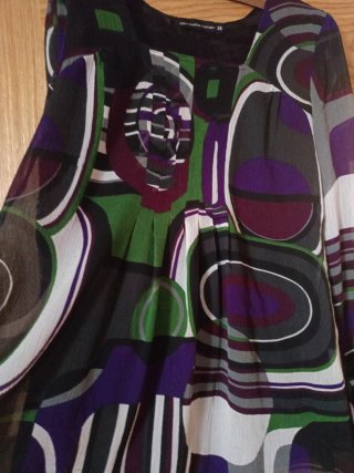 Blusa New Look gasa estampada M/38