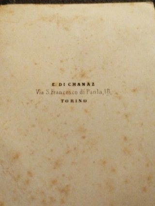 Antica foto Generale Ferdinando Augusto Pinelli