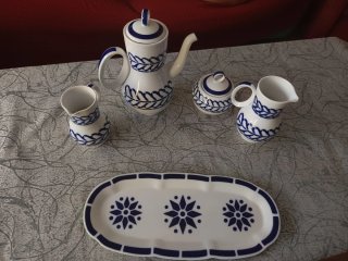 Juego de café Cerámica Sargadelos