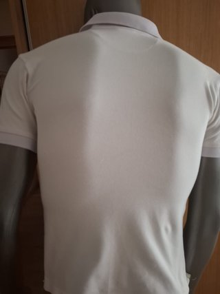Polo Lacoste chica blanco