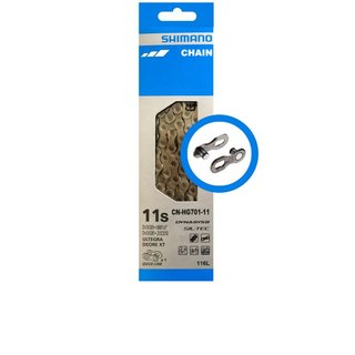 Cadena Shimano 11 velocidades, 16 eslabones