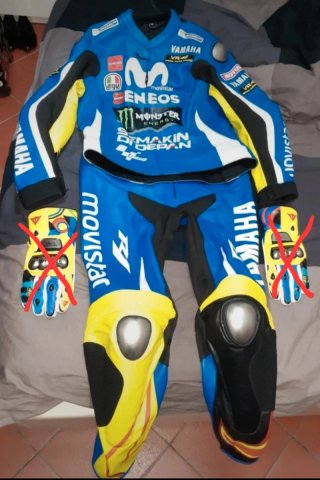 Tuta 2 pezzi Valentino rossi 46