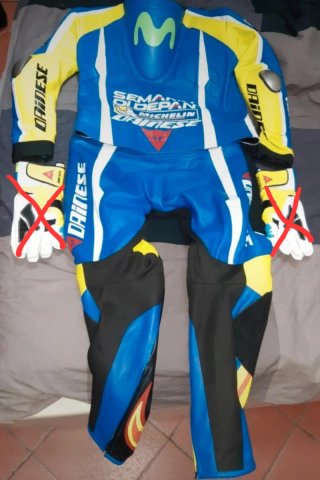 Tuta 2 pezzi Valentino rossi 46