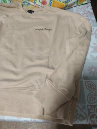 Sudadera Misu beige talla S