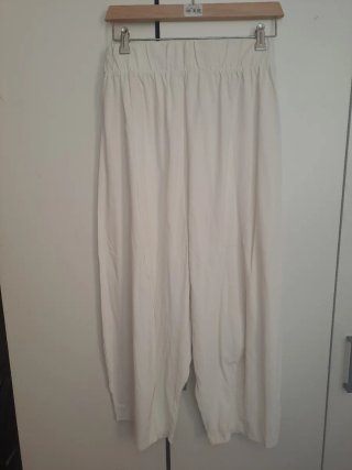 Pantalones Lurdes Bergada blancos Talla S