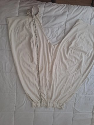 Pantalones Lurdes Bergada blancos Talla S
