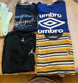 Lote 4 Camisetas Jordan y Umbro Talla L