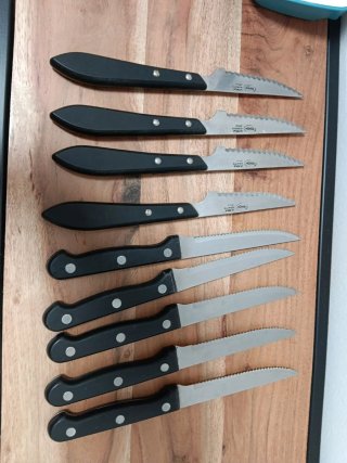 Lote 9 Cuchillos de Mesa