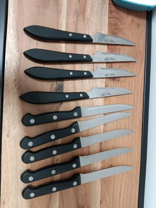 Lote 9 Cuchillos de Mesa