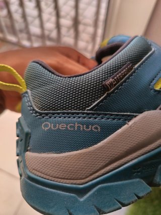 Zapatillas Trekking Gris y Turquesa