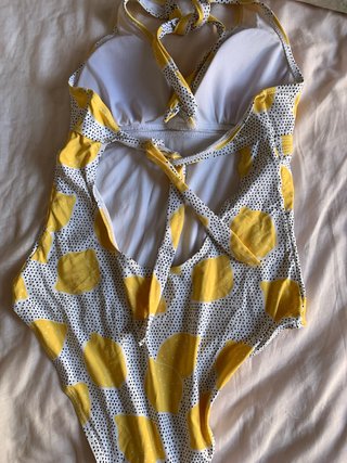 Bañador señora estampado limones