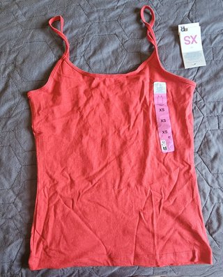Camiseta tirantes rosa/rojo XS