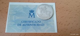 Moneda de Plata Europa 1989