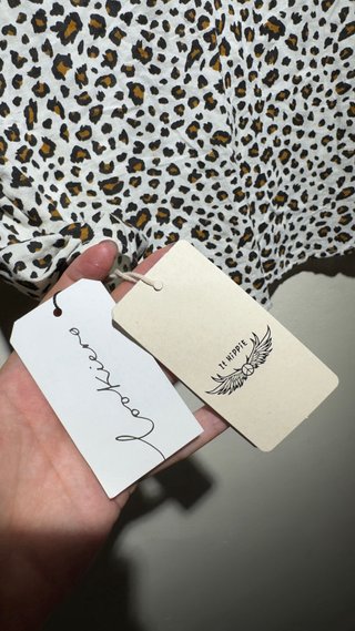 Blusa animal print con lazada