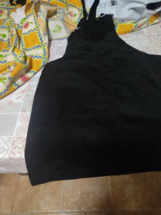 Falda Peto Negro Talla 38