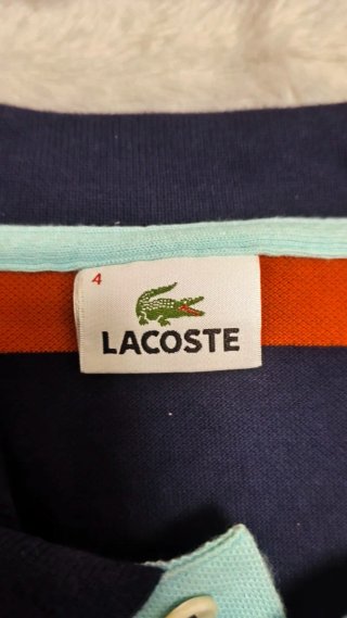 Polo Vintage Lacoste Rayas Talla M