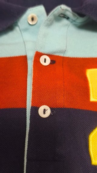 Polo Vintage Lacoste Rayas Talla M