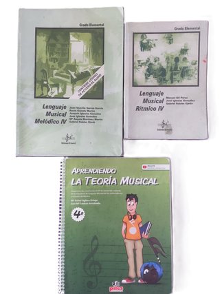 Libros Música Conservatorio Grado Elemental IV