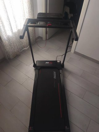 Cinta de correr FITFIU MC-160 Negra/Roja