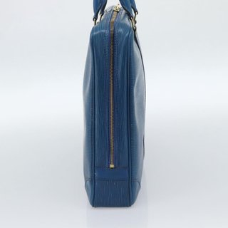 LOUIS VUITTON Epi Porte Documents Voyage Bag Blue