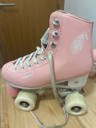 Patines Oxelo rosas talla 35