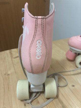 Patines Oxelo rosas talla 35