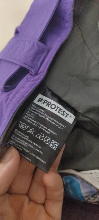 Protest Pantalón Ski Impermeable Mujer L Morado