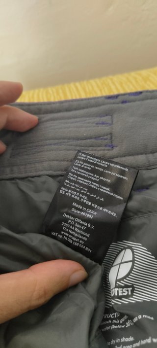 Protest Pantalón Ski Impermeable Mujer L Morado