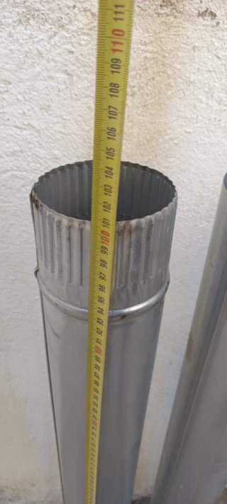 Tubos Acero Galvanizado Estufa/Chimenea