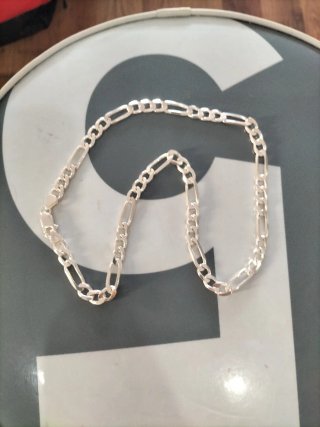 Cadena de plata unisex nueva