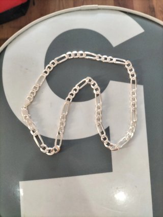 Cadena de plata unisex nueva