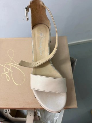 Sandalias Alpe Beige y Plata