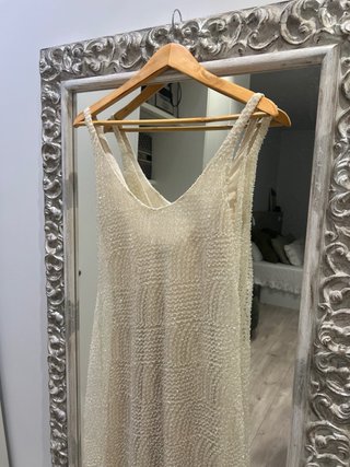 Vestido lentejuelas Zara Talla M