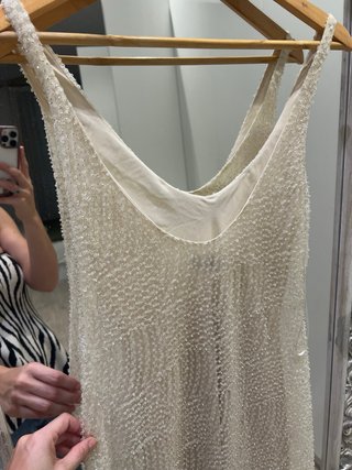 Vestido lentejuelas Zara Talla M