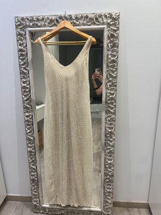 Vestido lentejuelas Zara Talla M
