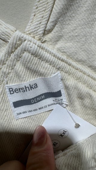 Peto vaquero Bershka beige XXS