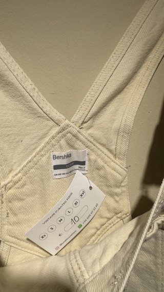 Peto vaquero Bershka beige XXS